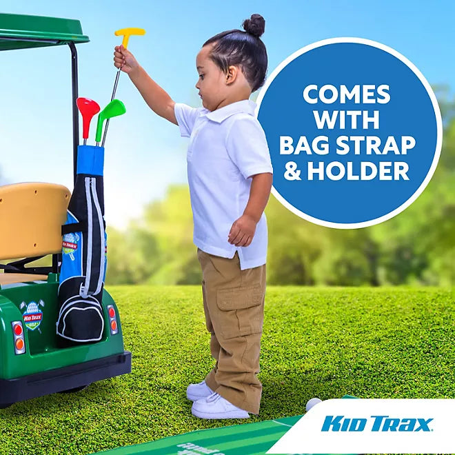 12V Golf Cart Battery Powered Ride-On - Flybar Kid Trax