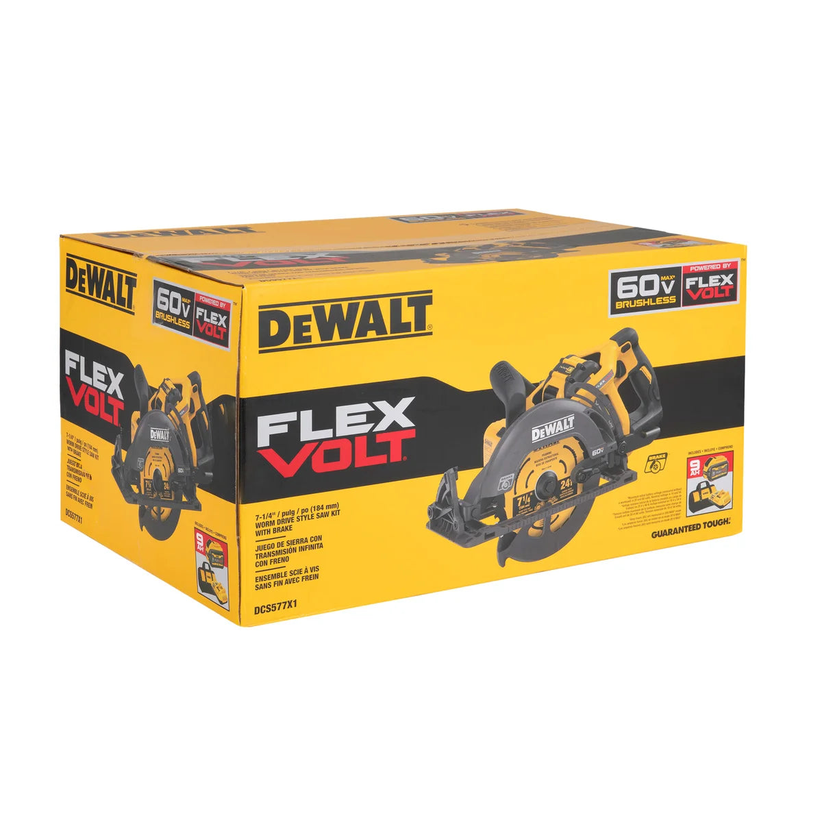 Circular Saw Kit -DeWalt 60V Max Brushless Cordless 7-1/4"