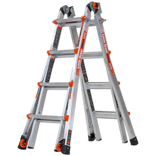 Ladder with Tip & Glide Wheels - 1 Little Giant MegaLite 17