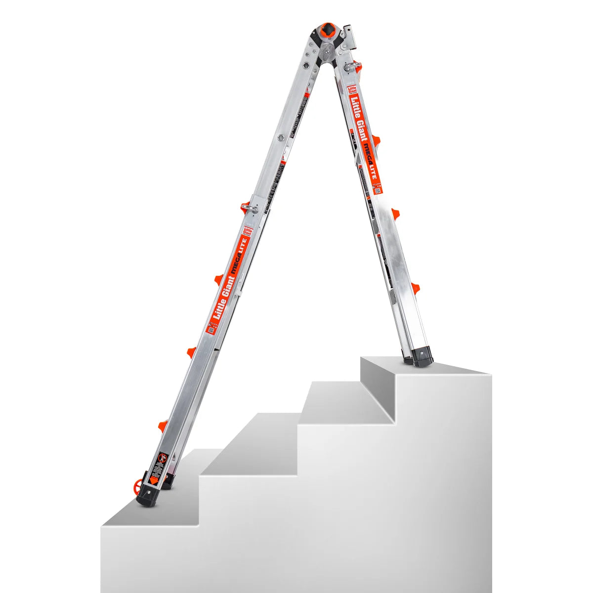 Ladder with Tip & Glide Wheels - 1 Little Giant MegaLite 17