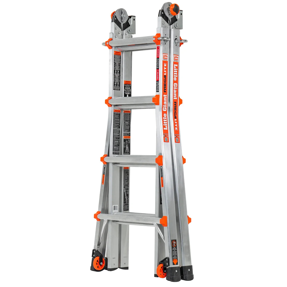 Ladder with Tip & Glide Wheels - 1 Little Giant MegaLite 17