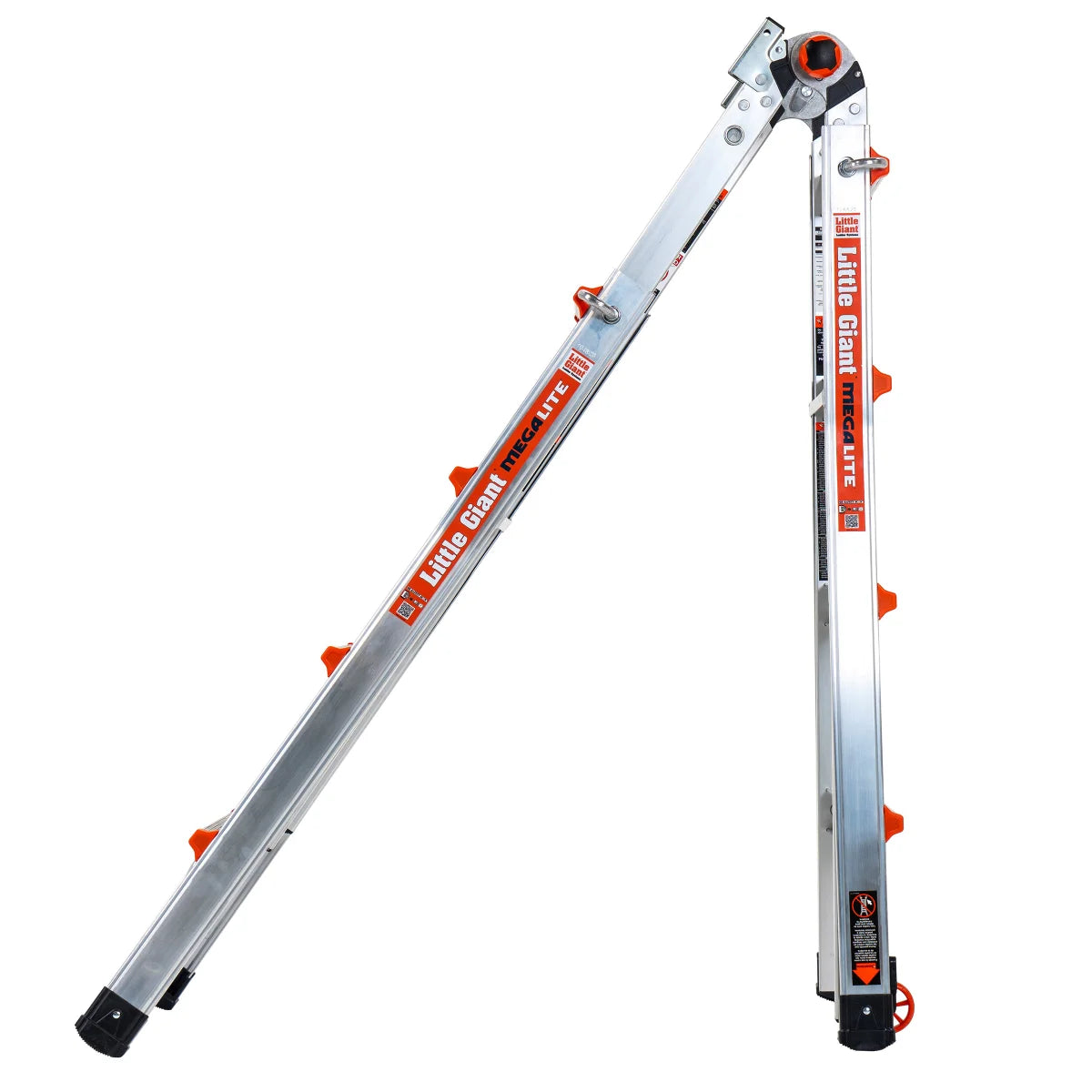 Ladder with Tip & Glide Wheels - 1 Little Giant MegaLite 17