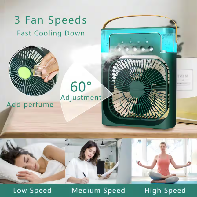 Portable Air Conditioner Fan Desk Fan