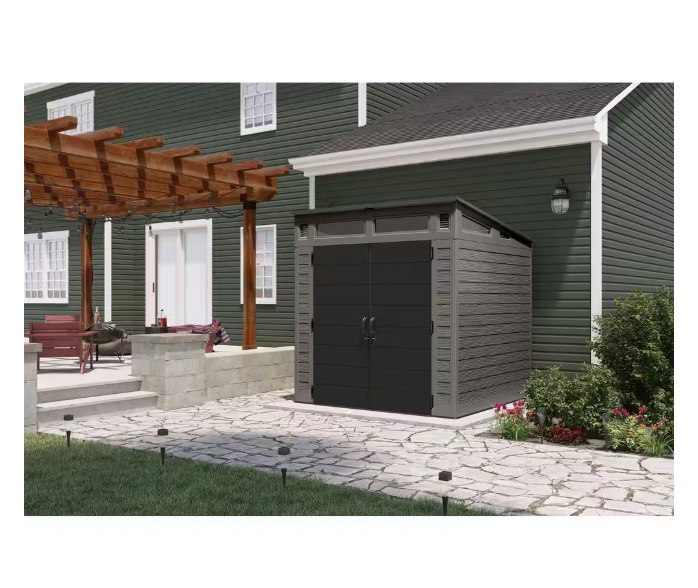 Modernist 7 ft. W x 7 ft. D Plastic Shed (52 sq. ft.)