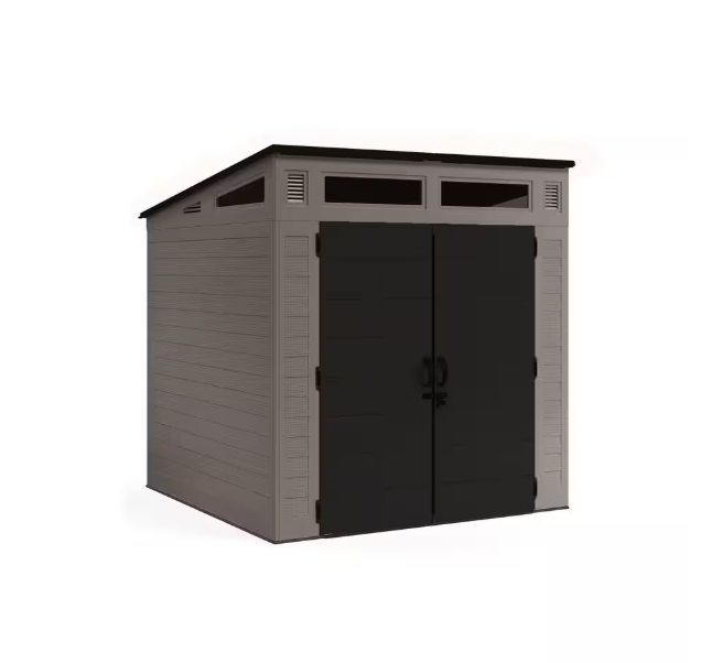 Modernist 7 ft. W x 7 ft. D Plastic Shed (52 sq. ft.)