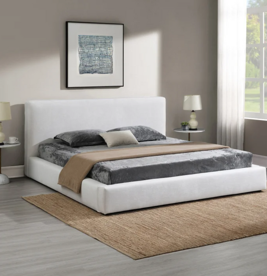 Mindy Upholstered Bed Frame Low Profile Platform