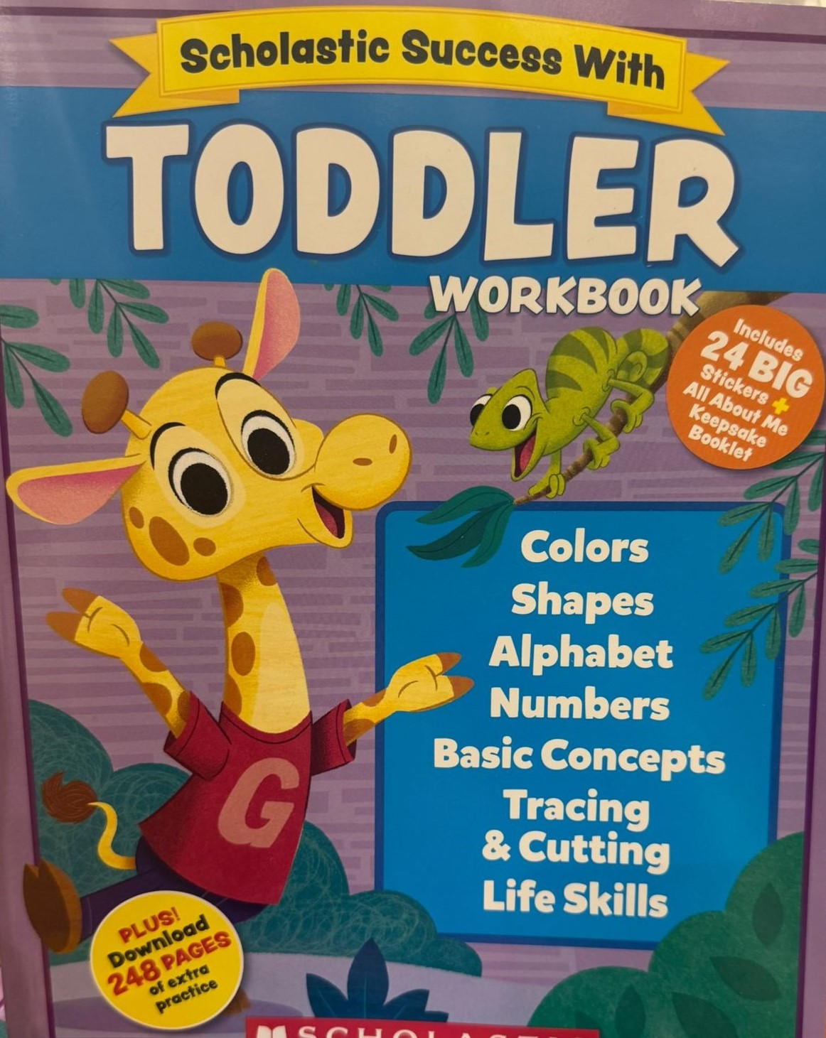 Scholastic Success with Toddler Workbook