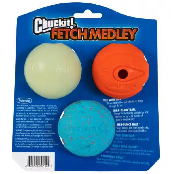 Medium Fetch Medley Dog Ball Set
