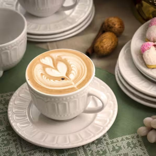 White Porcelain Mug (Set of 6)