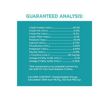 Adult Indoor Weight & Hairball Care Dry Cat Food, 16 lbs.