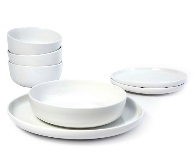 6" Porcelain Cereal Bowls, 8 pk. - White
