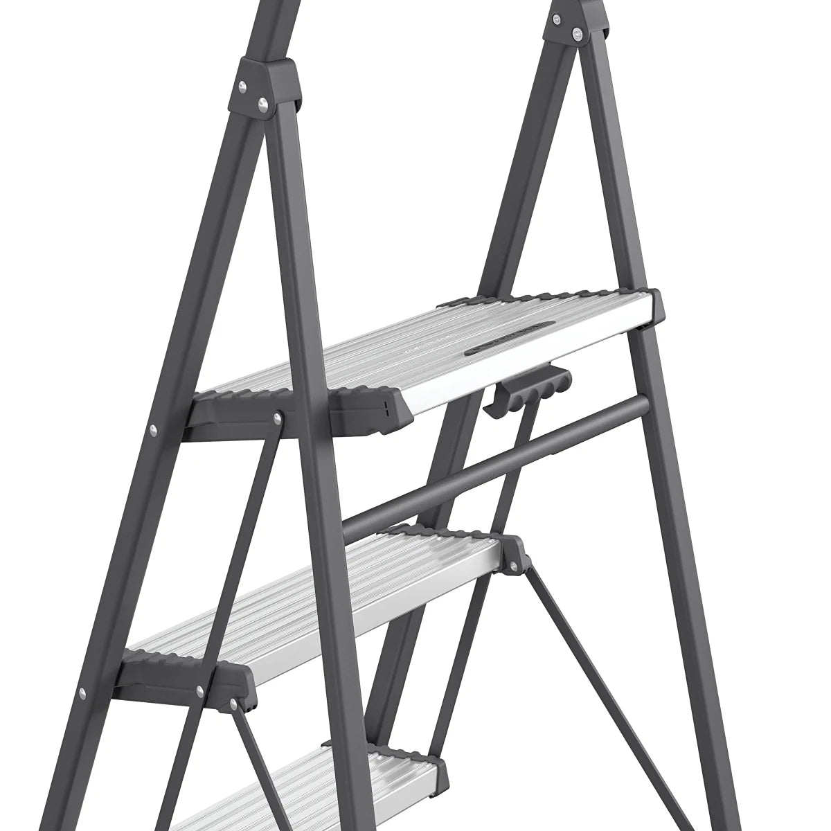 3-Step Folding Step Stool, 250 lbs Load Capacity