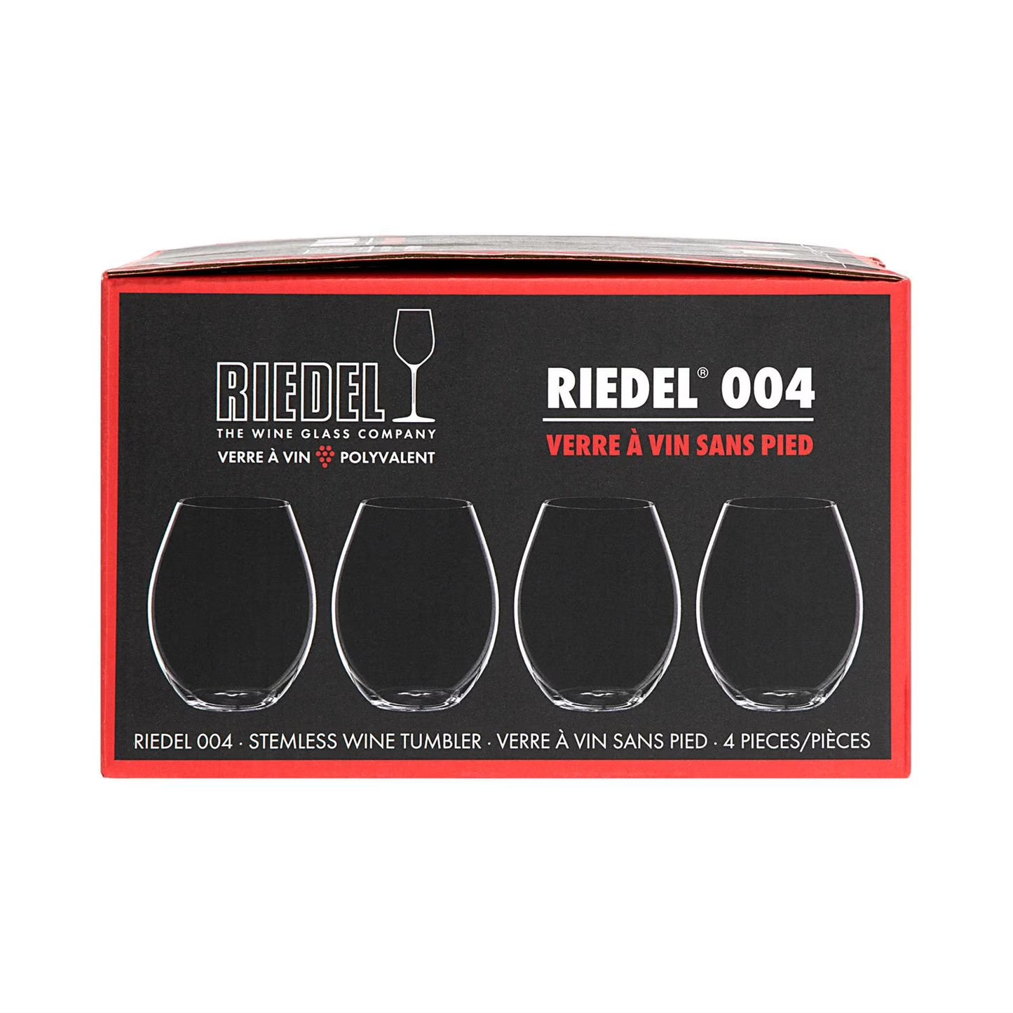 Riedel The O Wine Tumbler, 4 Piece Set