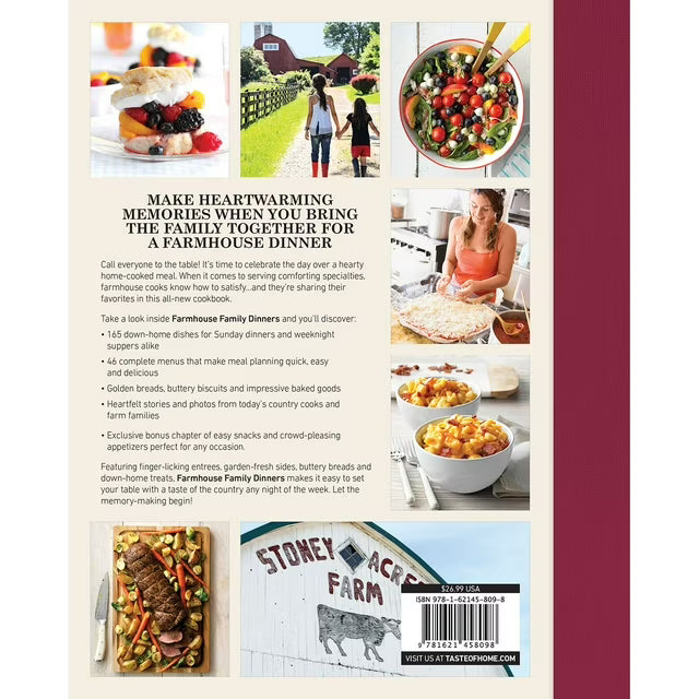 Taste of Home Farmhouse Family Dinner, Hardcover