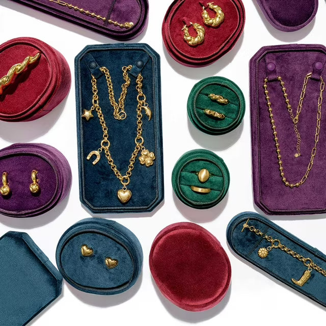 Neuhardt Ball & Paperclip Chain Necklace in 18K Gold Vermeil