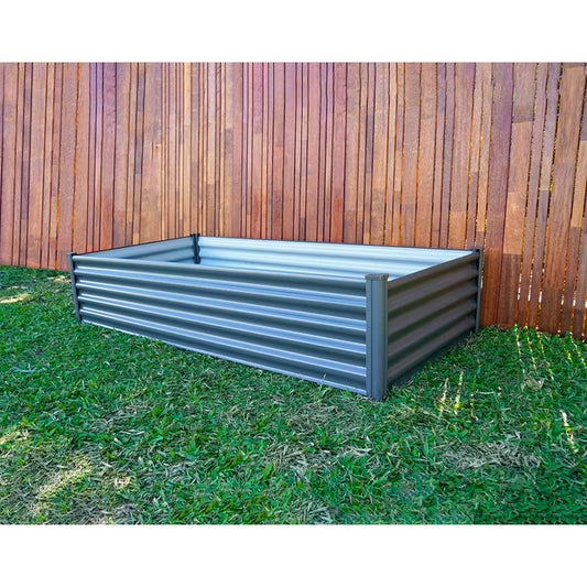 6' x 3' Galvanized Raised Garden Bed