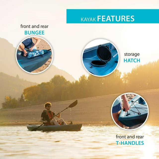 Kenai Sit-On-Top Kayak Lightning Fusion, 2 Pack