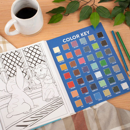 Disney Stitch Color-By-Number, Paperback