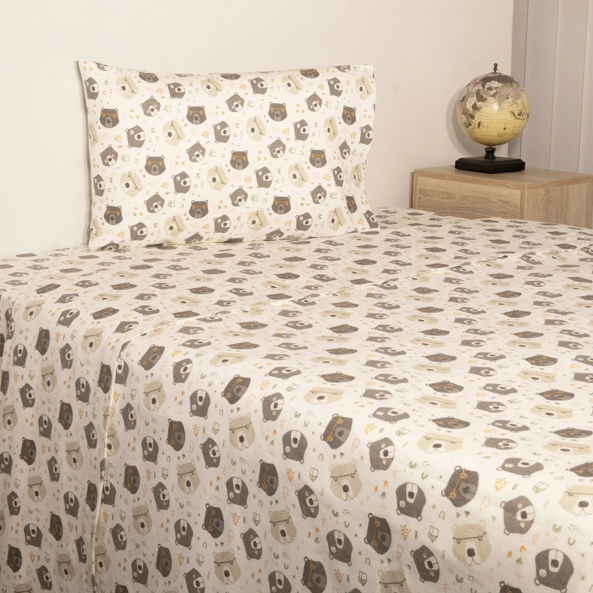 Portuguese Flannel Sheet Set, Twin - 3-piece