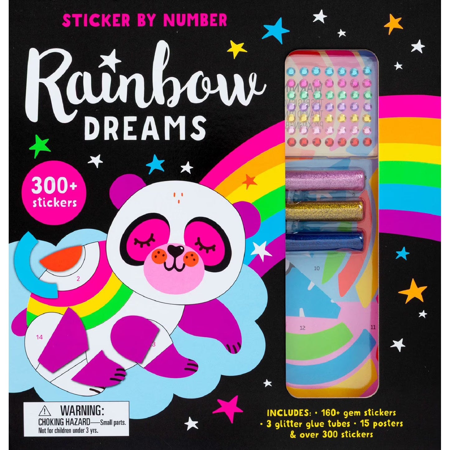 Sticker By Number: Rainbow Dreams, Mixed Media