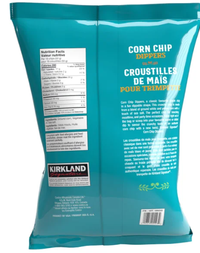 Kirkland Signature Corn Chip Dippers, 907 g