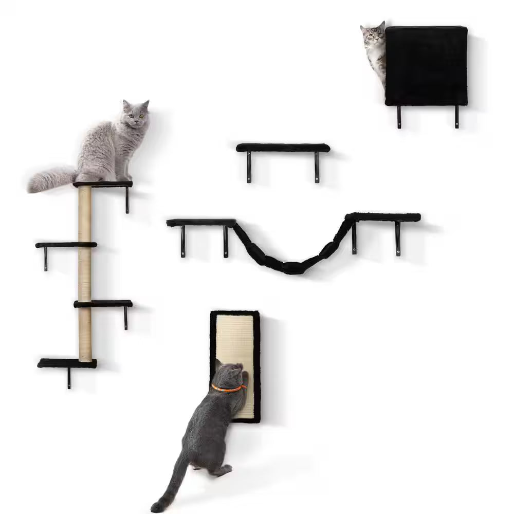 Wall-mounted Cat Tree Shelf