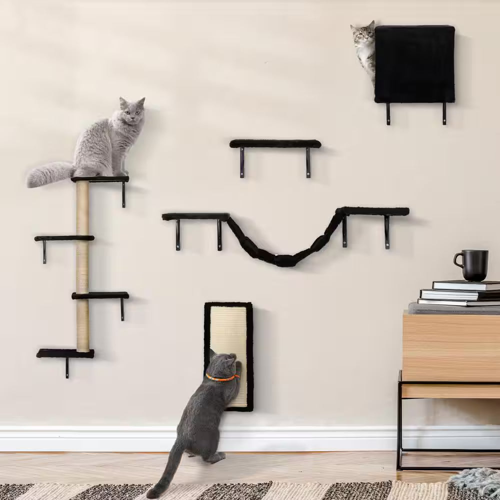 Wall-mounted Cat Tree Shelf