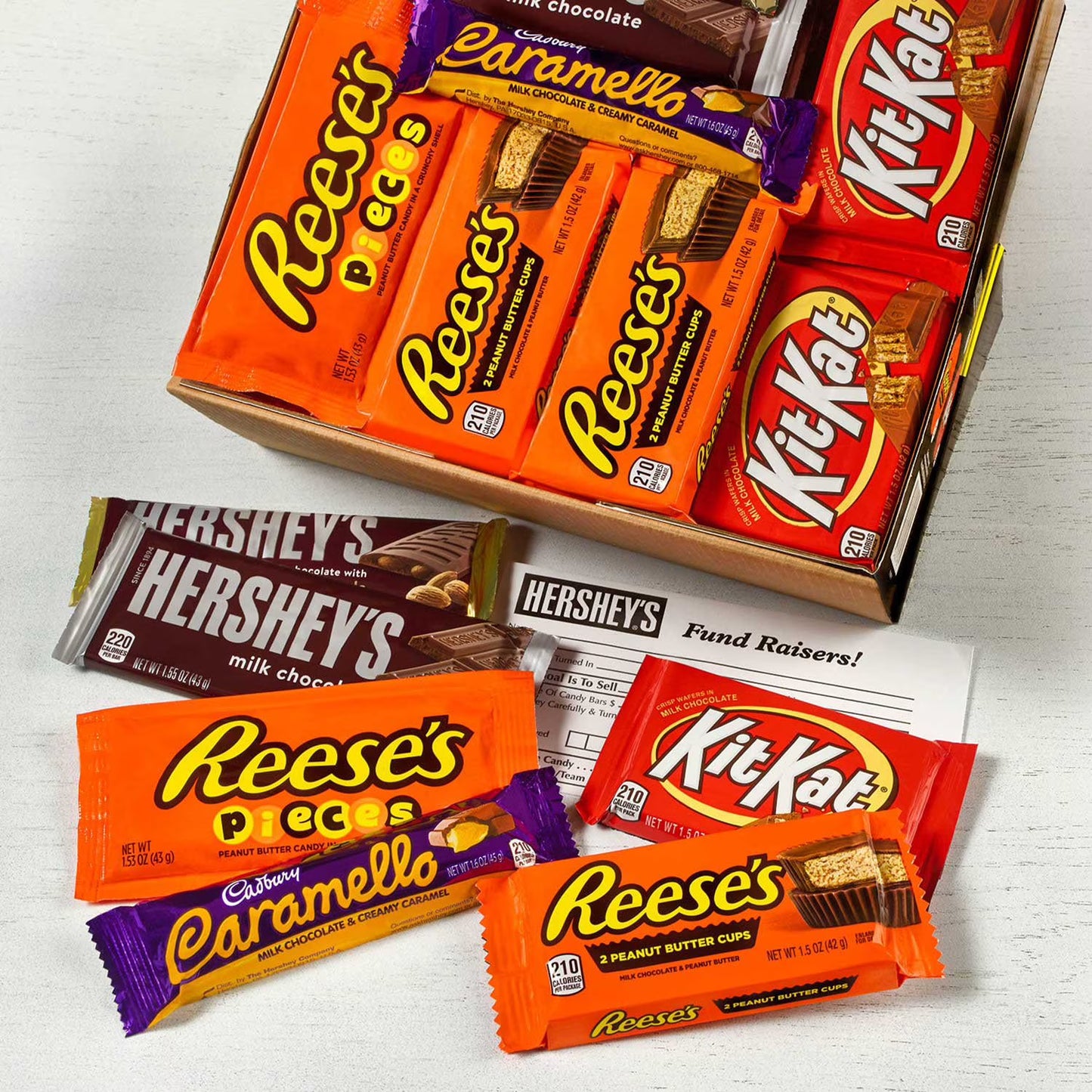 Chocolate Lovers Candy Bars, Variety Pack, Full Size, 52 pk.