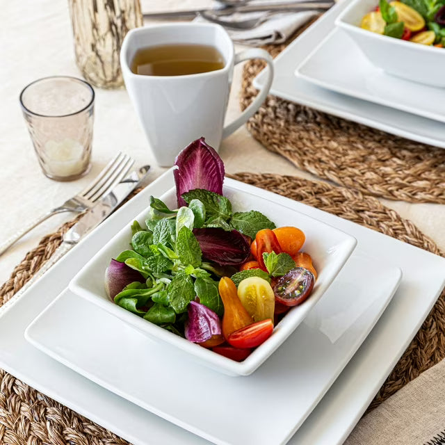 32-Piece Squared Dinnerware Set