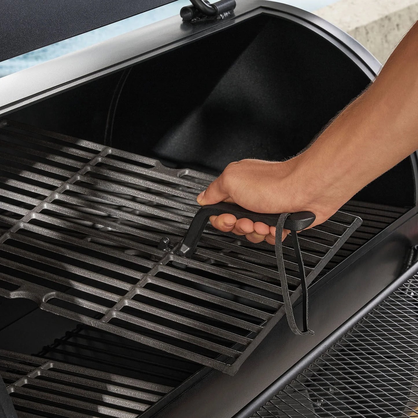 Barrel Grill With Offset Smoker 35"