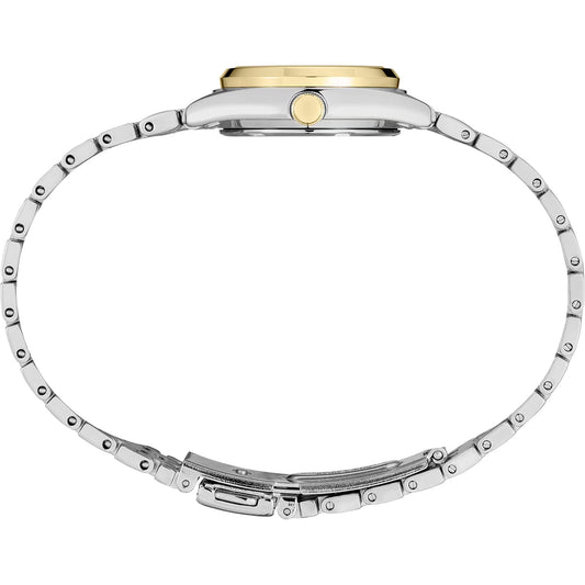 Quartz Movement, Day/Date, Two tone case and bracelet