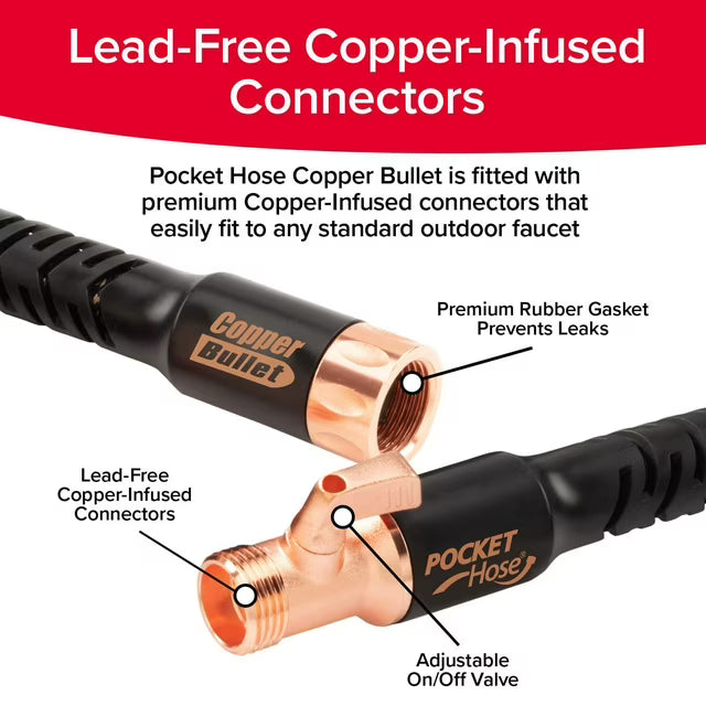 Copper Bullet 50' Expandable Garden Hose