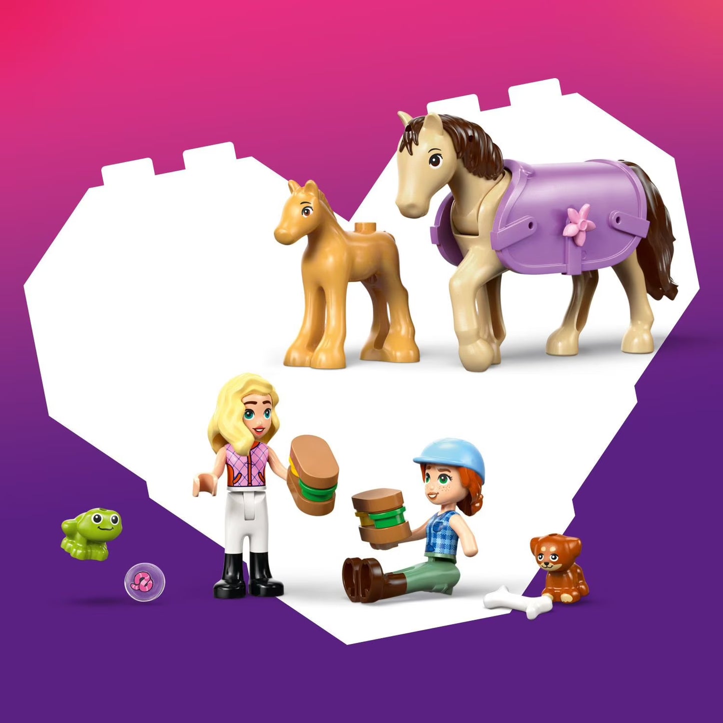 LEGO Friends Horse & Baby Foal Trailer Building Set, 279 pc.