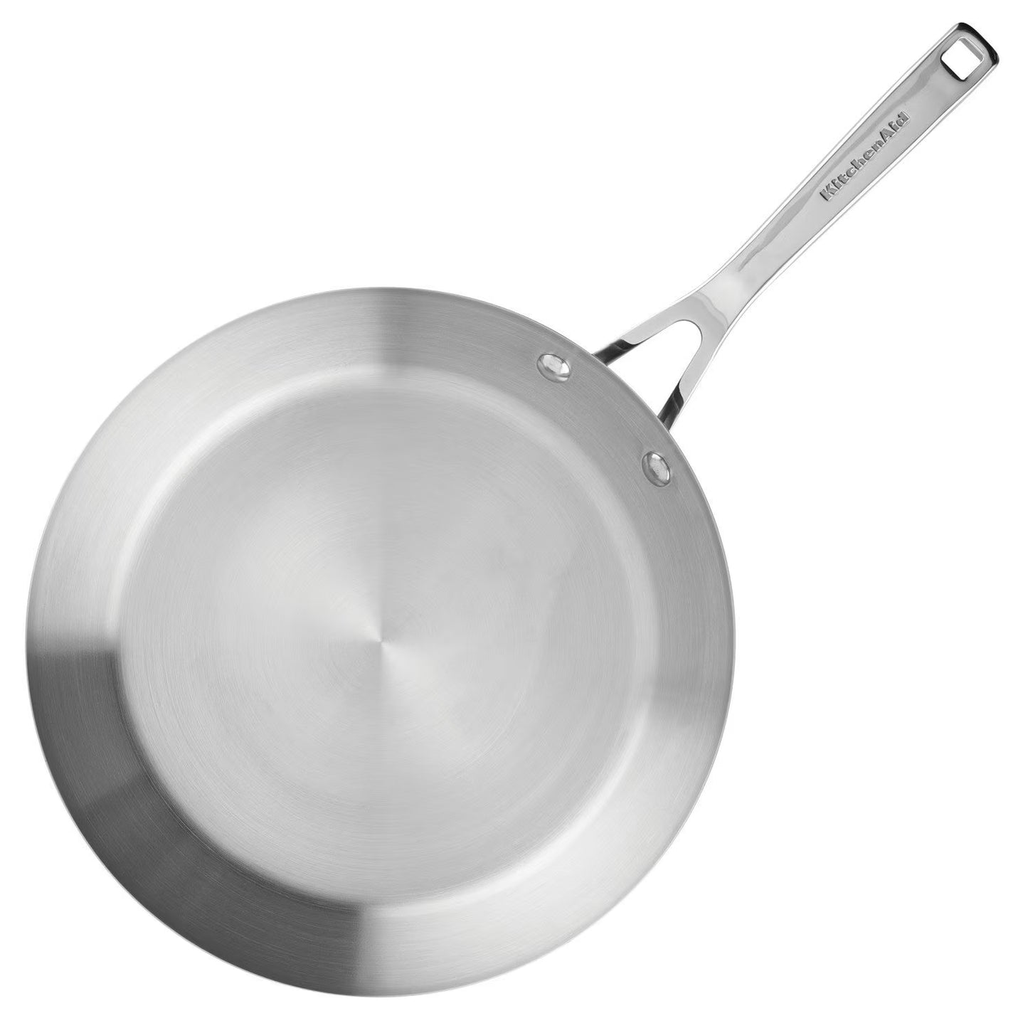 3 Ply Base Stainless Steel 11 Piece Cookware Set, Brushed Stainless Steel
