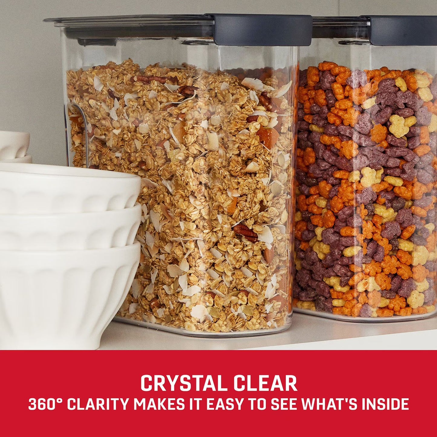 Brilliance 2-Pack Cereal Pantry Storage, 18-Cup