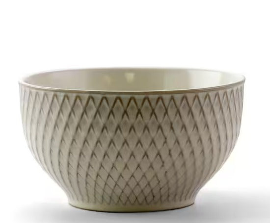 16-Piece Contemporary White Stoneware Dinnerware Set