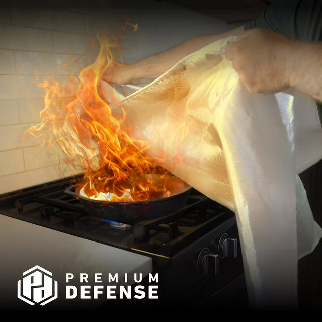 Emergency Fiberglass Fire Blanket, 2 pk.