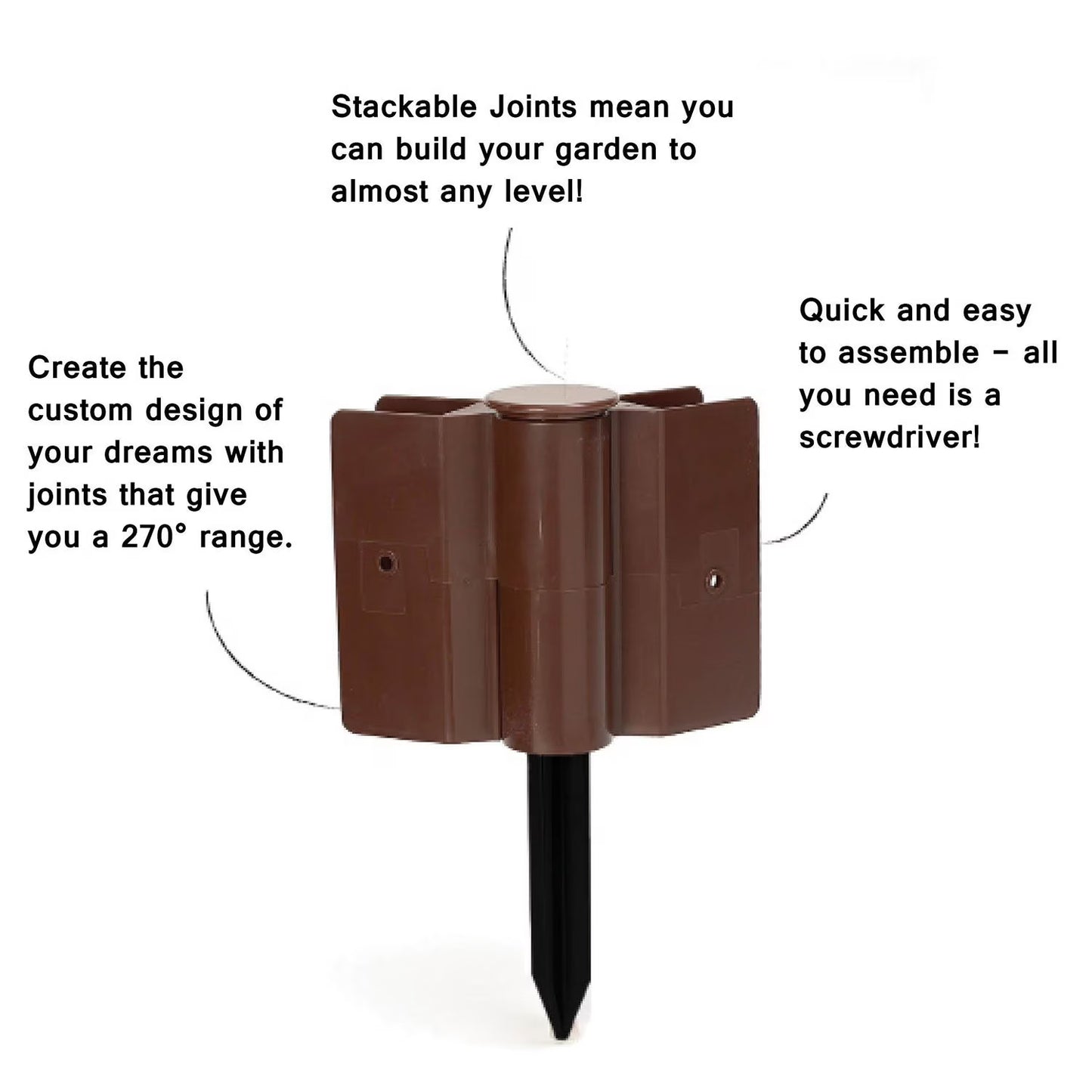 Classic Sienna Raised Garden Bed 'L' Shaped 12' x 12' x 11"