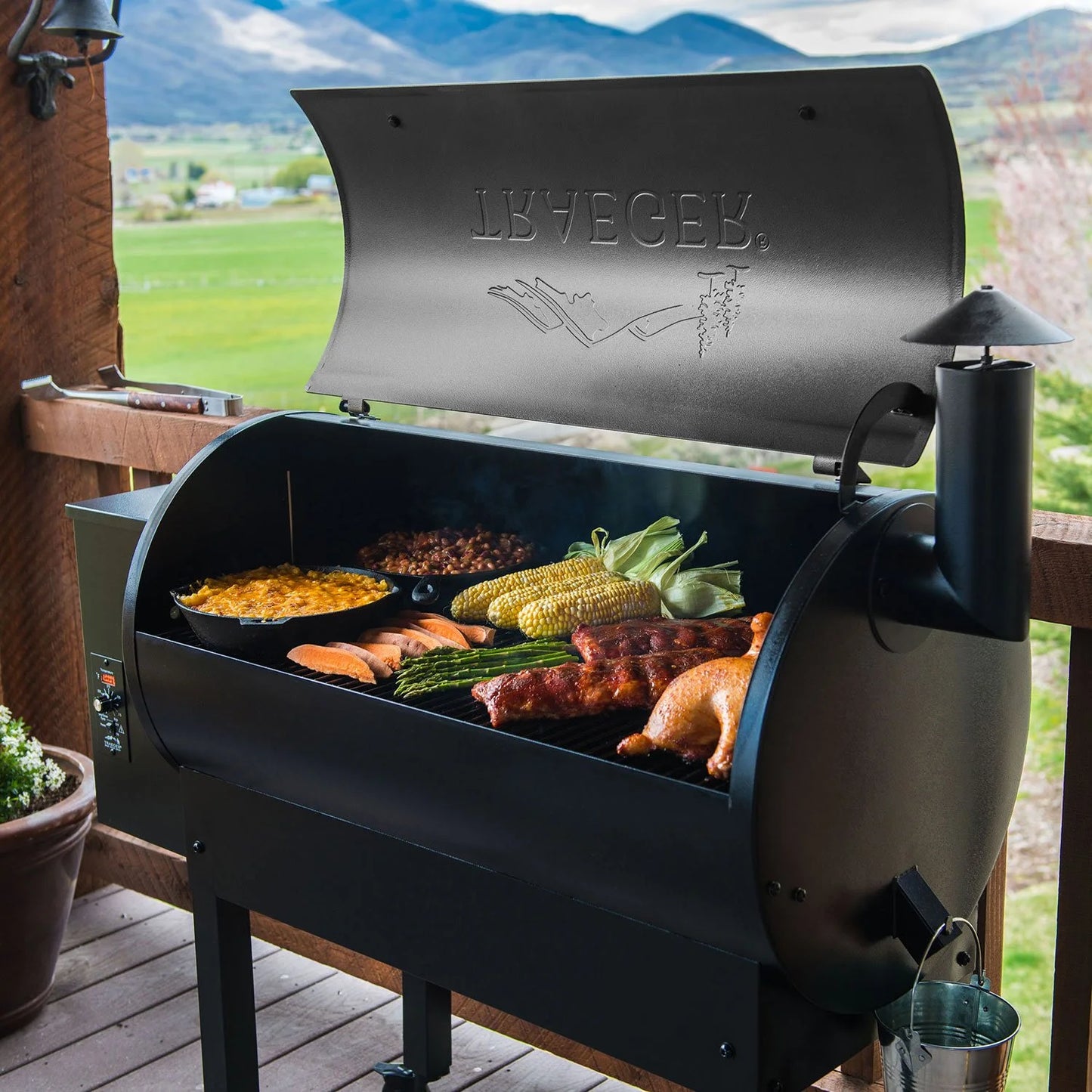Wood Pellet Grill and Smoker