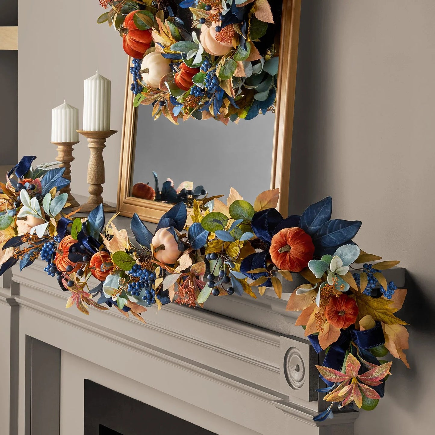 Blue Harvest Garland