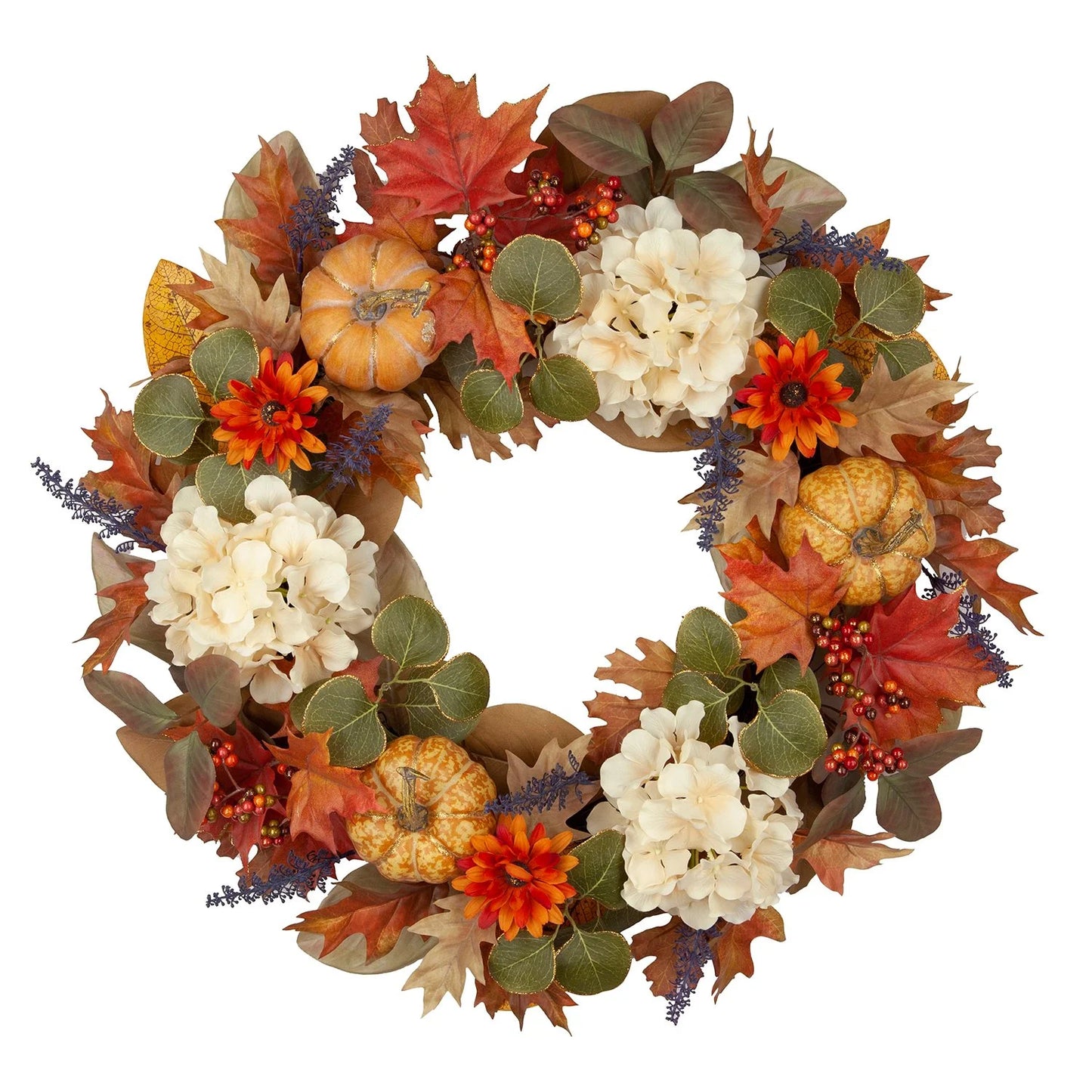 Harvest Hydrangea Wreath