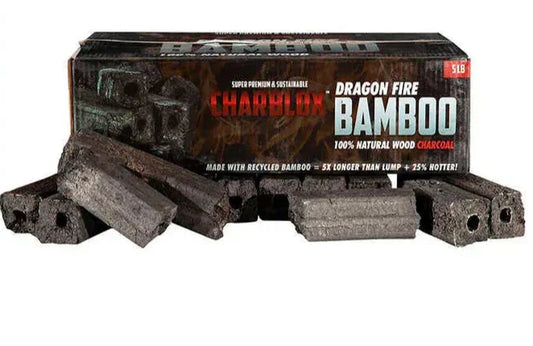 Dragon Fire Bamboo Charcoal, 5 lbs, 4-count- Charblox