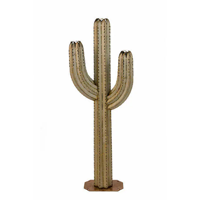 5' Cactus Torch Sculpture