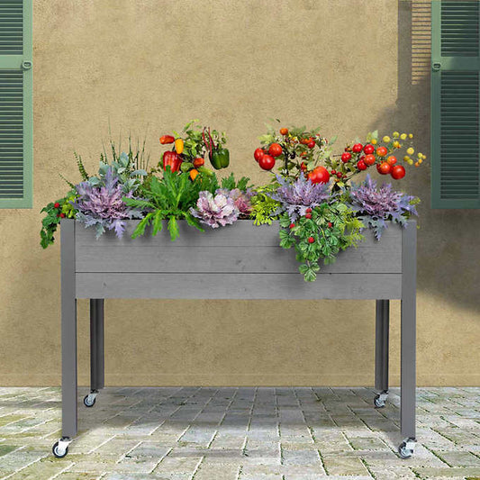 Self-Watering Elevated Spruce Planter- CedarCraft