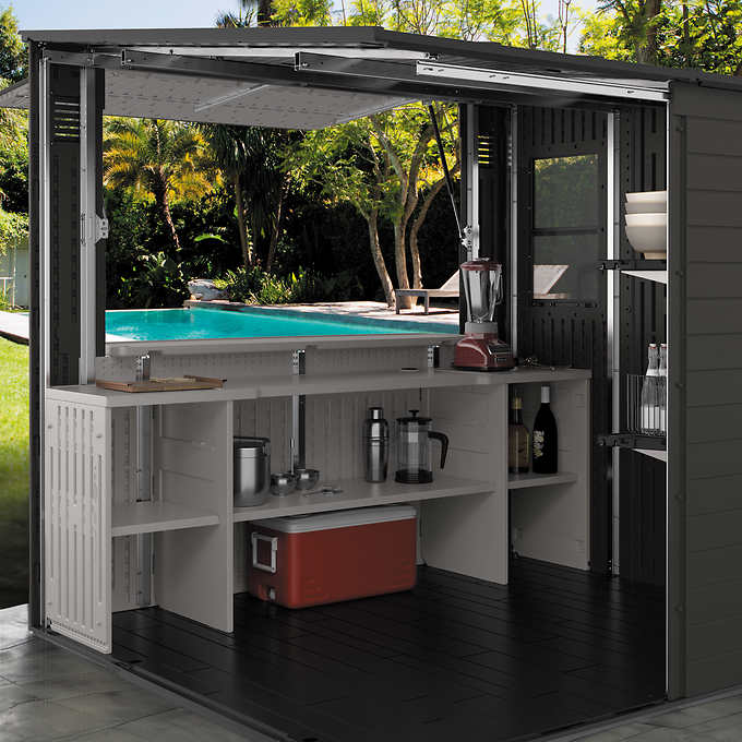 Suncast 8’x7’ Cabana Entertainment Shed