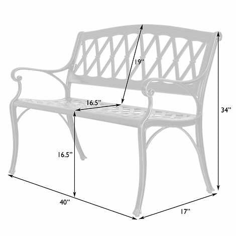 Aluminum Patio Bench