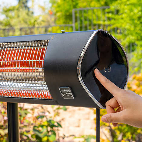 Heater with Tripod & Remote- Kenmore Infrared Electric 1500W Carbon Portable Patio