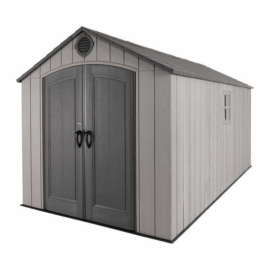 Outdoor 8' x 12.5' Storage Shed - Lifetime Resin