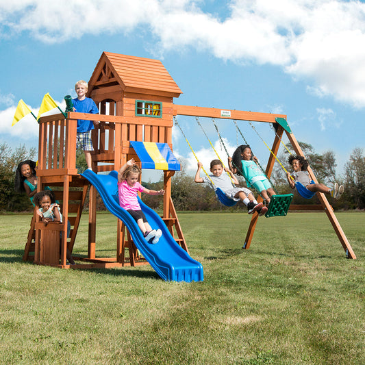 Do It Yourself or Installed - YardLine Play Systems Sky Climber II Playset