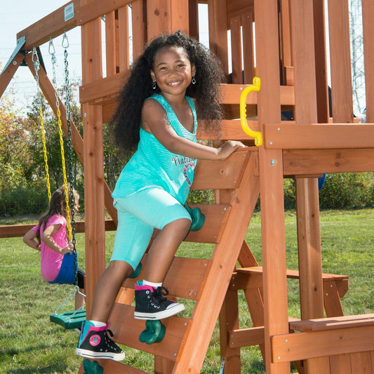 Do It Yourself or Installed - YardLine Play Systems Sky Climber II Playset